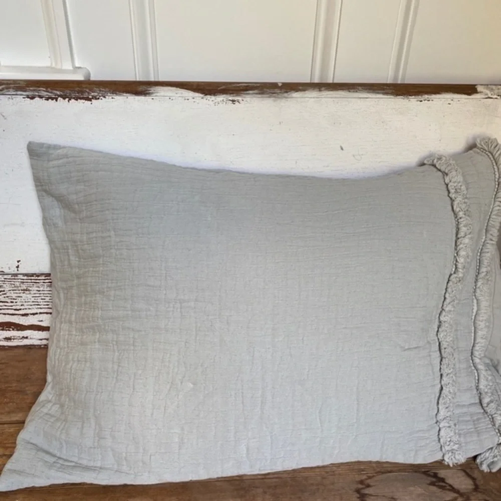 Anthropologie Grey Landyn Pillow Sham